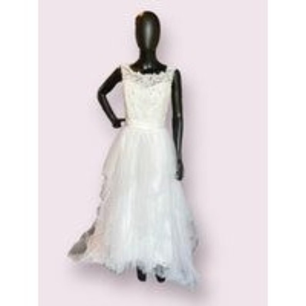 Alfred Angelo A-Line Tulle & Lace Wedding Gown